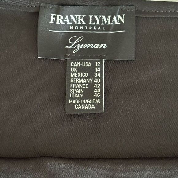 Frank Lyman Black Knit Camisole Size 12 - Picture 4 of 5